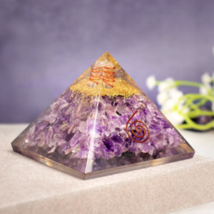 Orgone Amethyst Pyramid